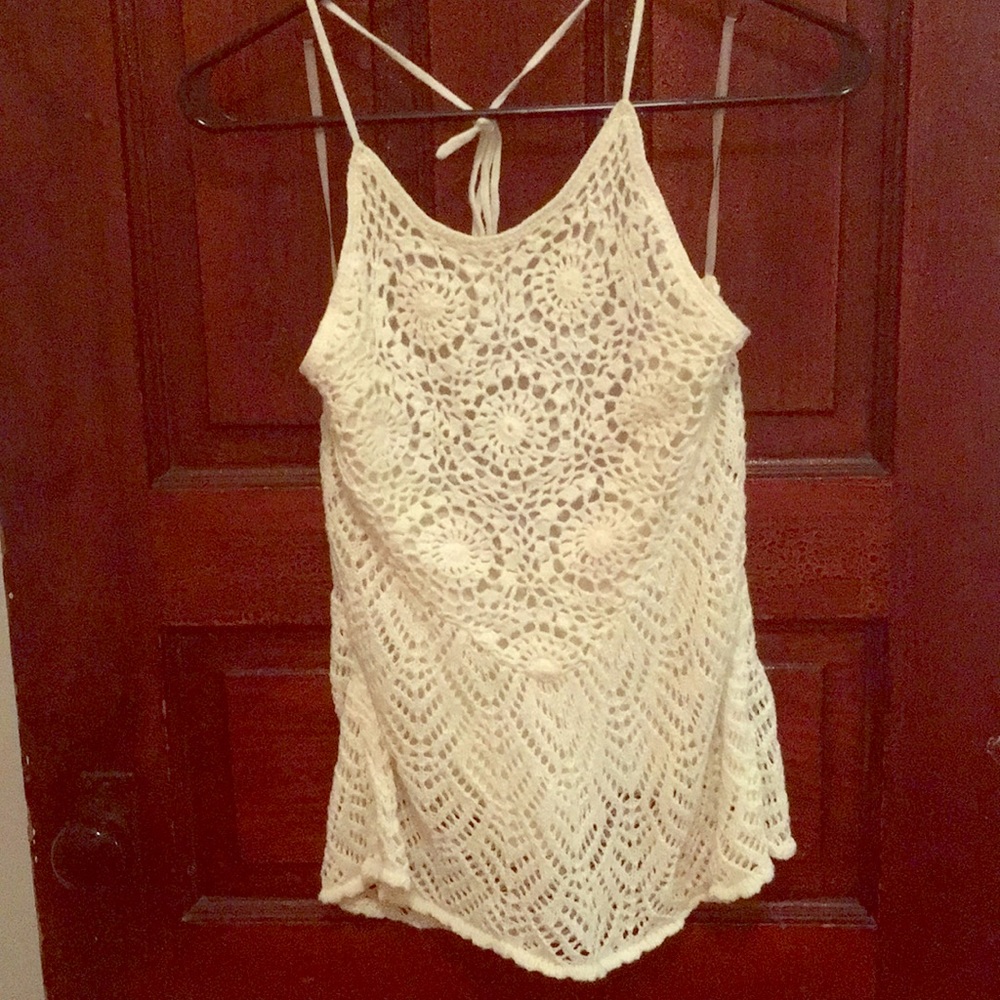 Knit halter top